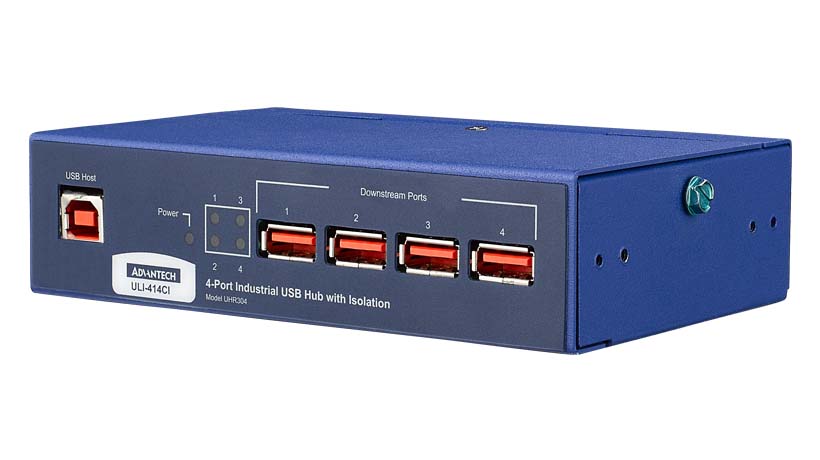 BB-UHR304，工业用 USB 2.0 Hub, 4 Ports With High Retention Connectors And ...